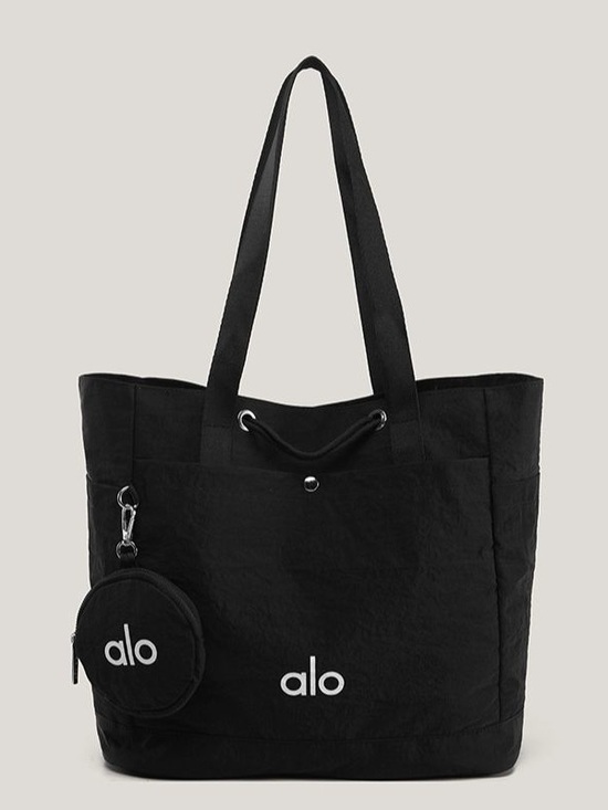 ALO Yoga Handbags - ALO Yoga Black Tote with Detachable Round Pouch